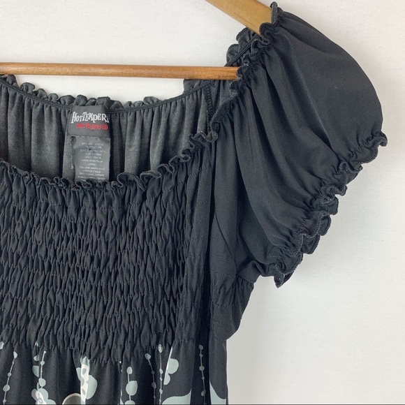 Hot Tempered Fitted Bust Cap Sleeve Scoop Neck Top - Picture 8 of 12